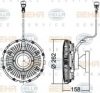 MACK 3543R7274001 Clutch, radiator fan